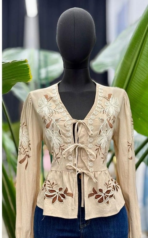 Embroidery vest