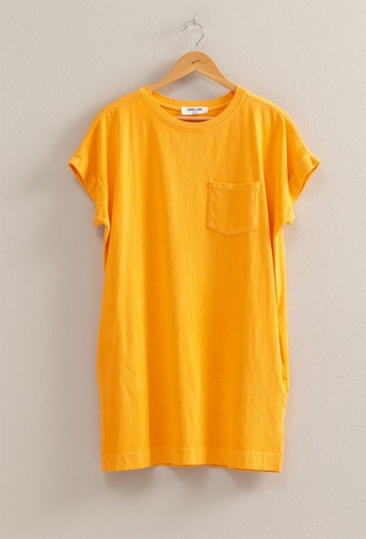Yellow Shirt dress