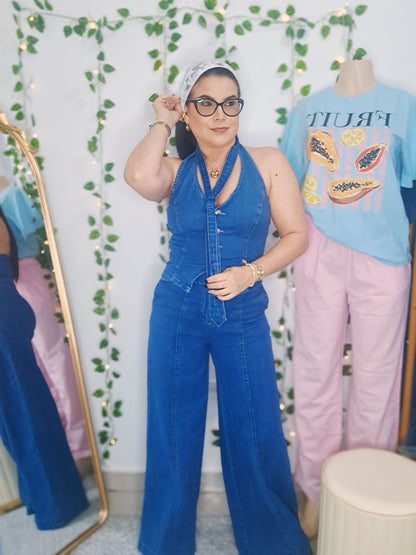 Denim high waist