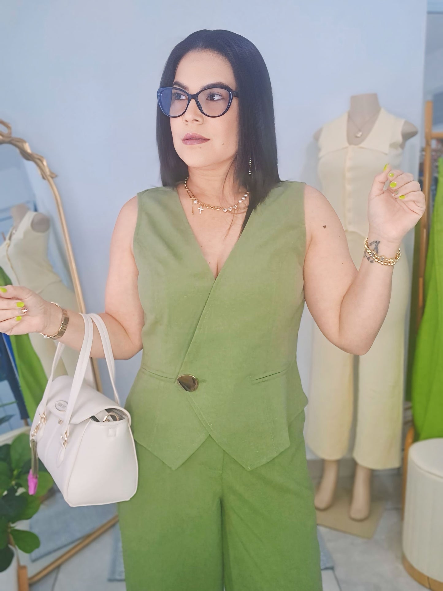 Olive casual set