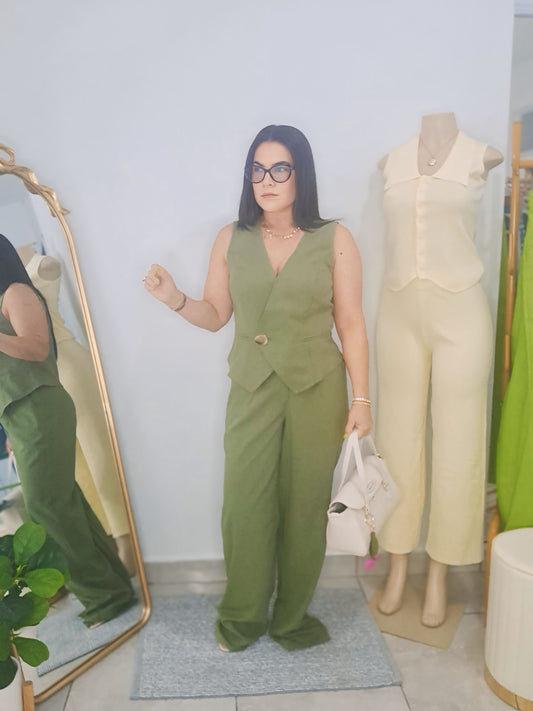 Olive casual set