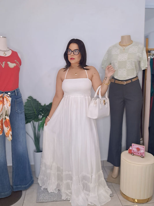 White Maxi dress