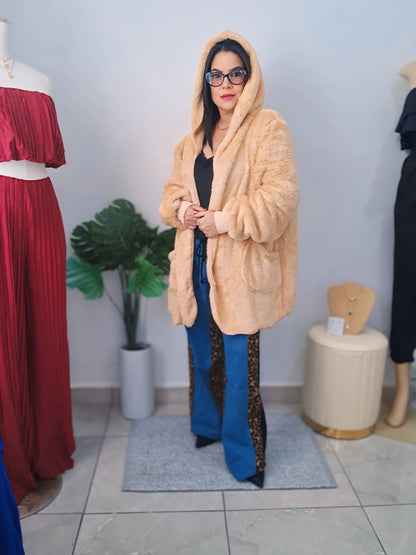 Abrigo Teddy Oversize