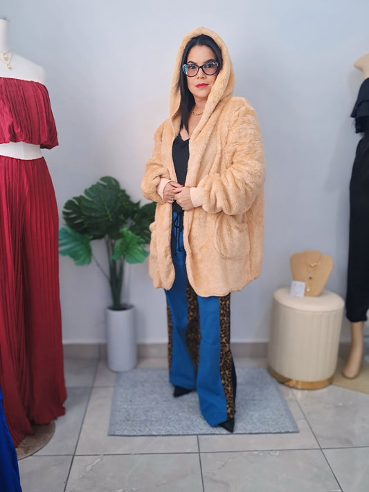 Abrigo Teddy Oversize