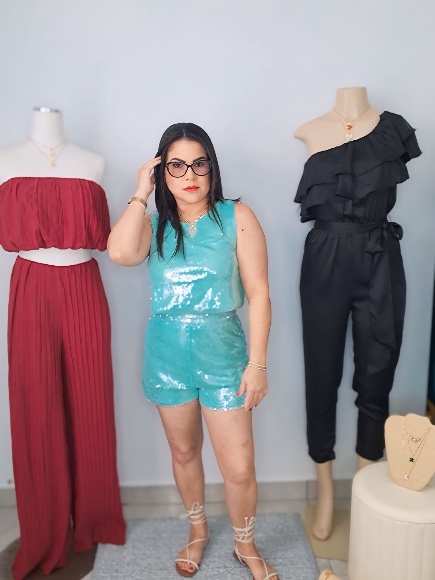 Set de lentejuelas (verde)