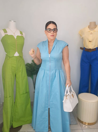 Maxi dress blue