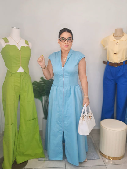 Maxi dress blue
