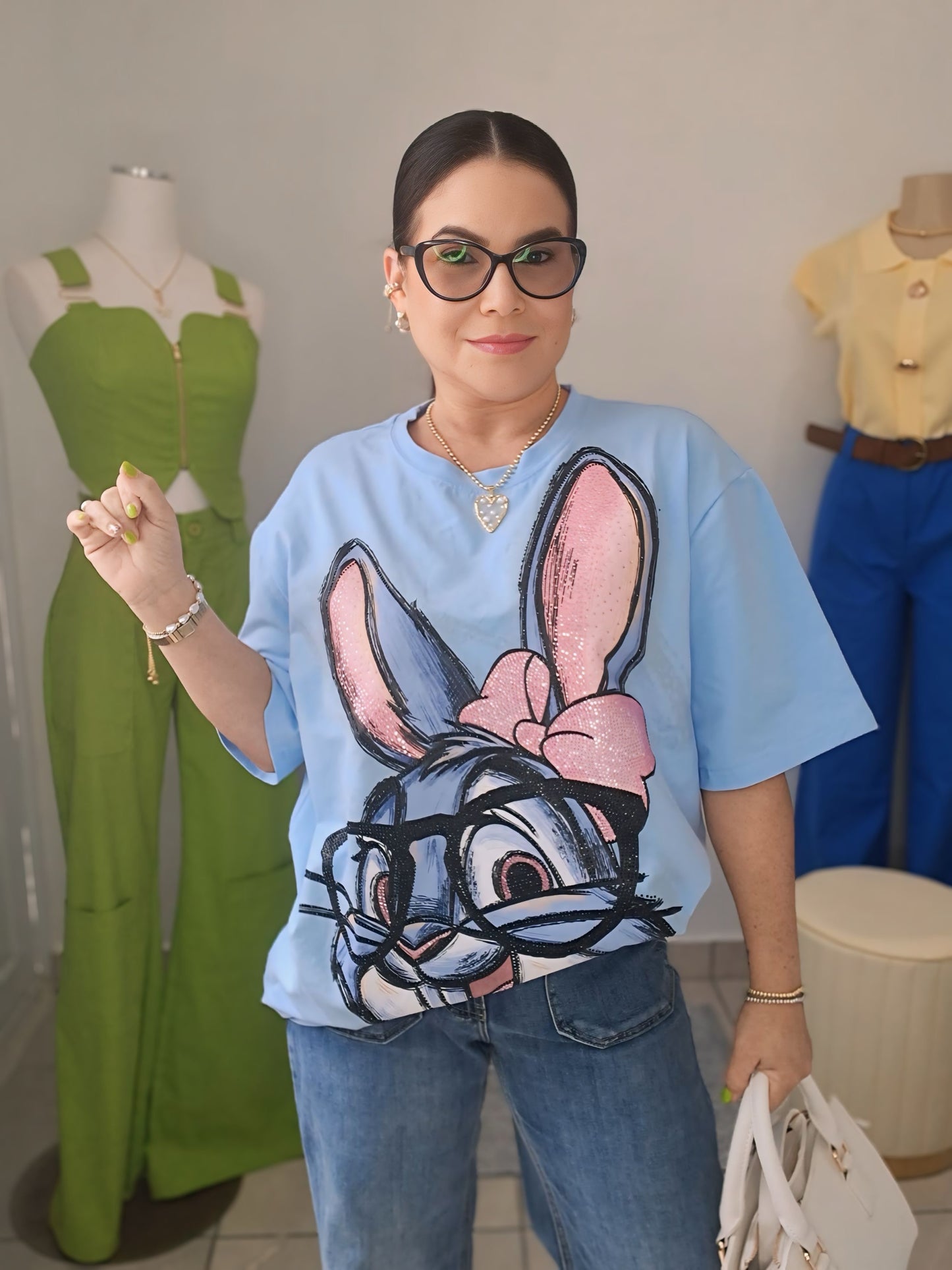 Rabbit graphic tee