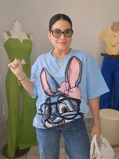 Rabbit graphic tee