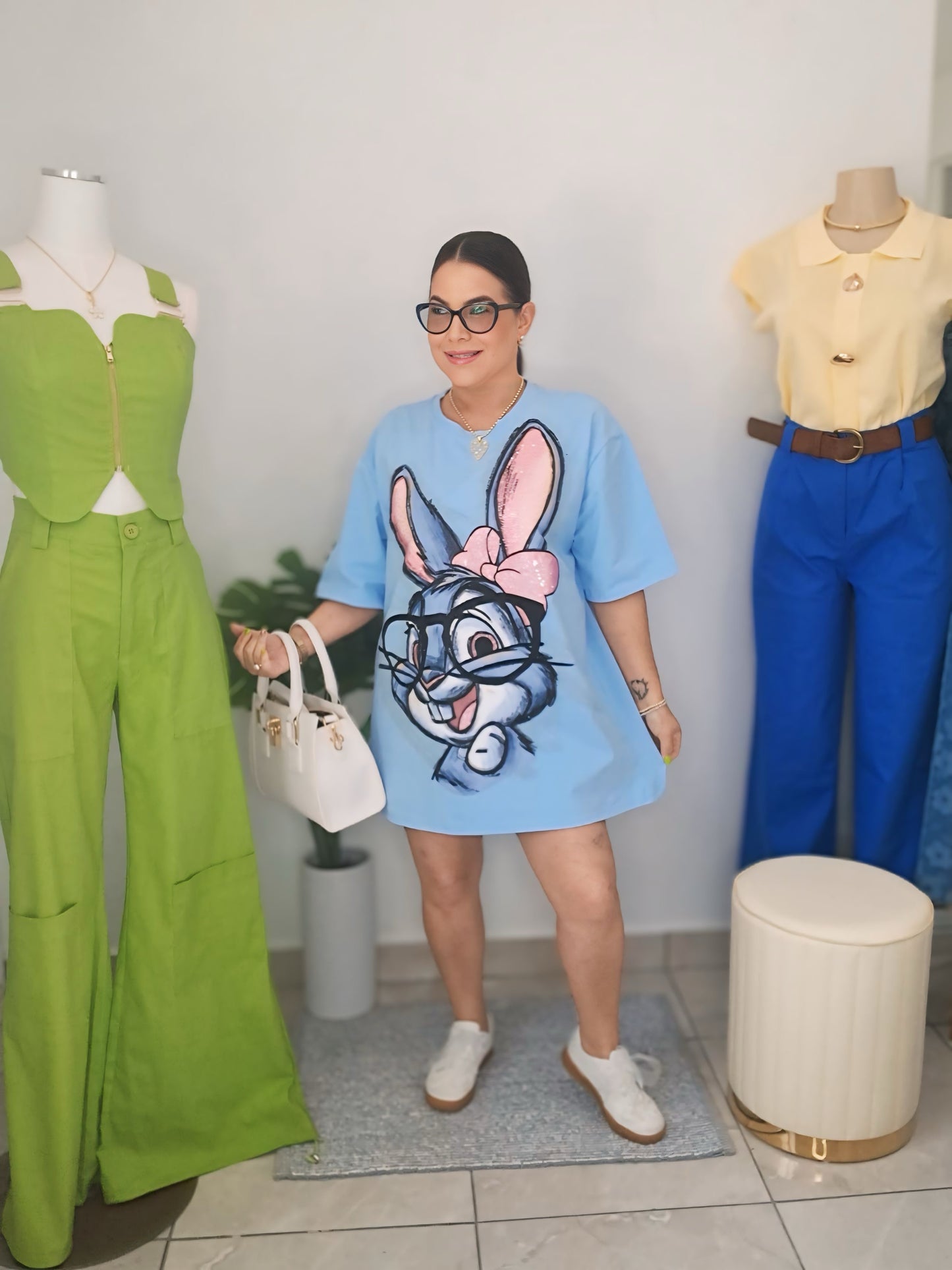 Rabbit graphic tee