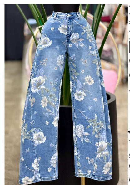 Roses denim