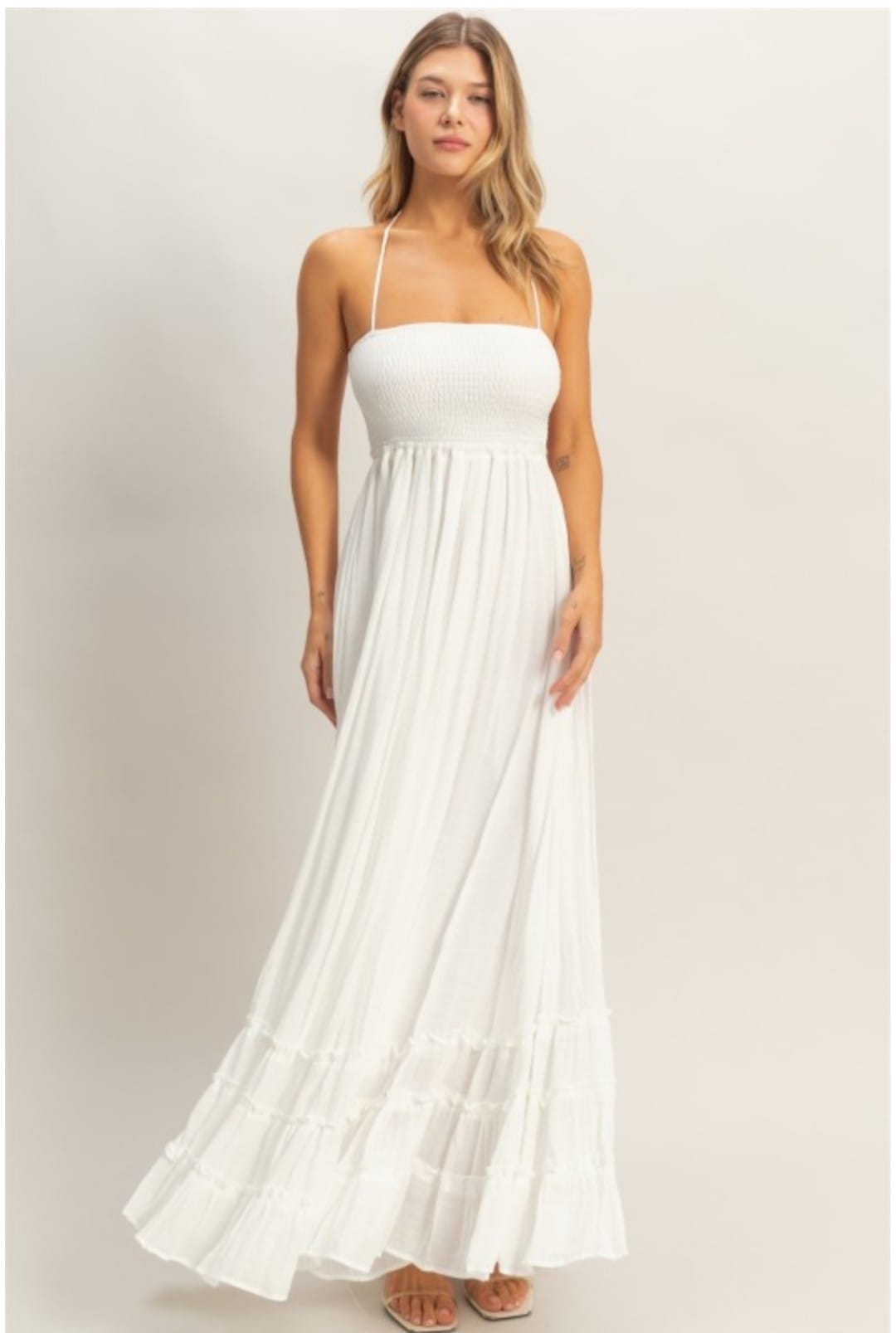 White Maxi dress