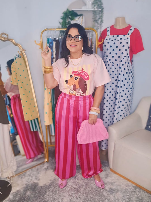 Puppy Print Top