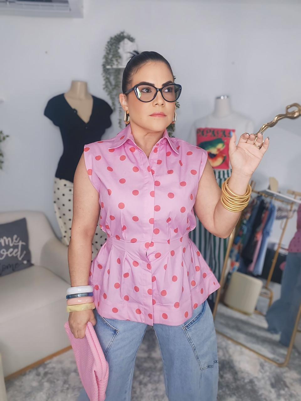 Camisa Polka Dot