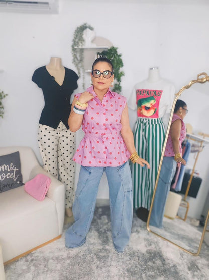Camisa Polka Dot