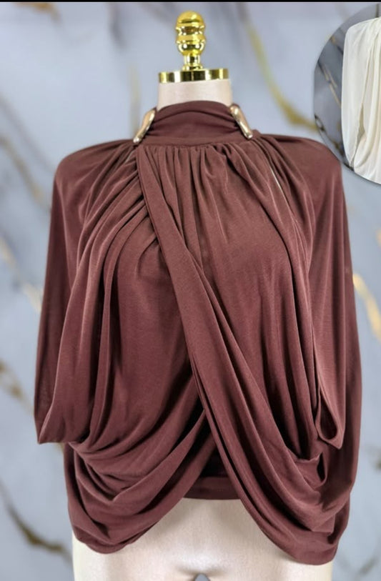 Top Draped Elegance