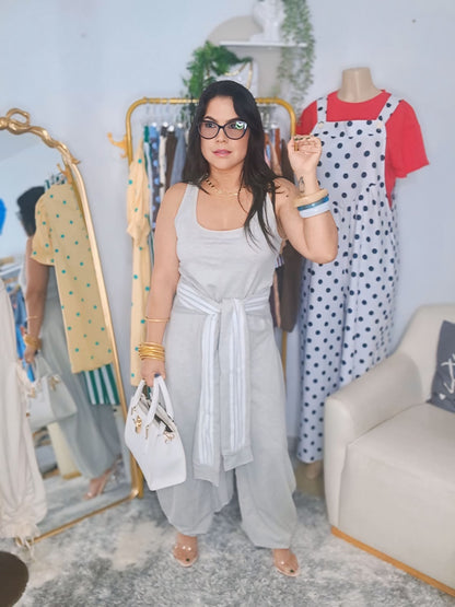 Grey Jumpsuit