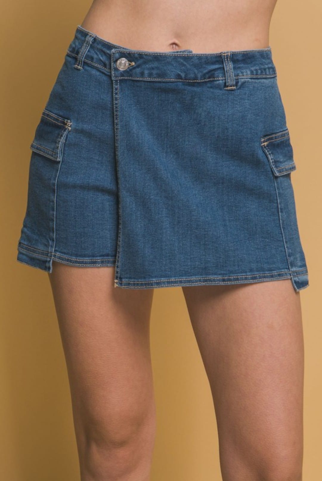 Denim Skort