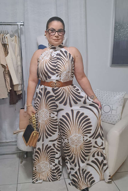 Etnico printer jumpsuit