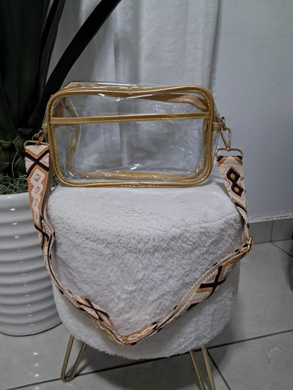 Clear crossbody
