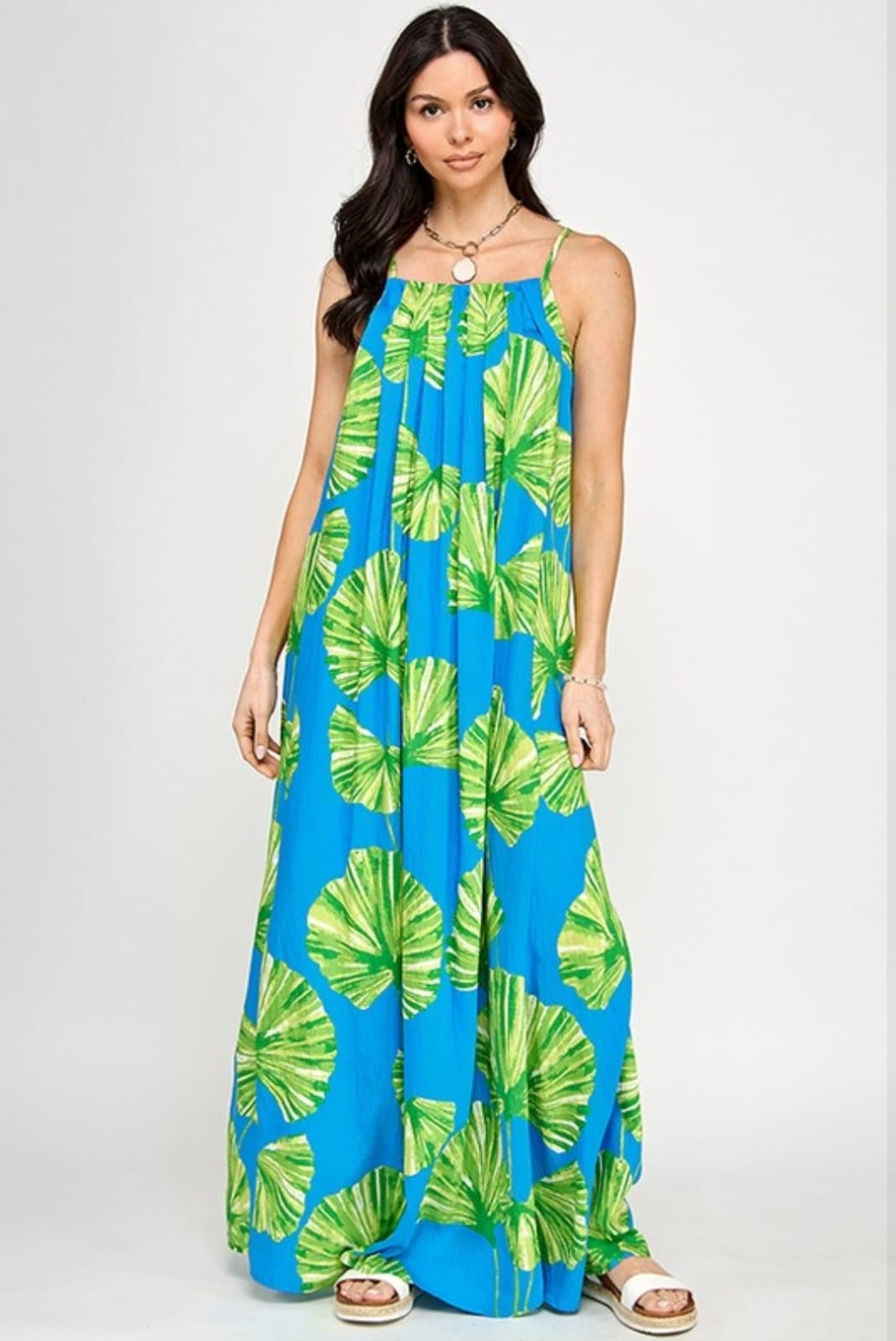 Tropical maxi dress