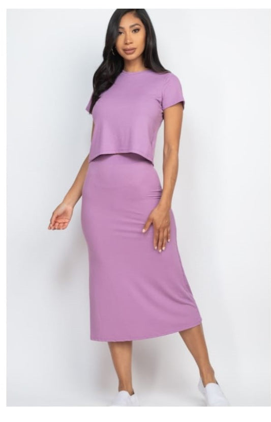 Bodycon dress set