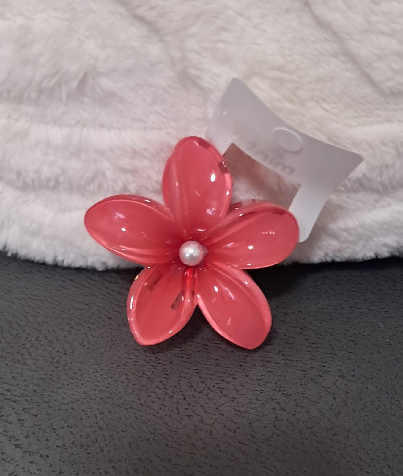 Gancho para pelo con forma de flor