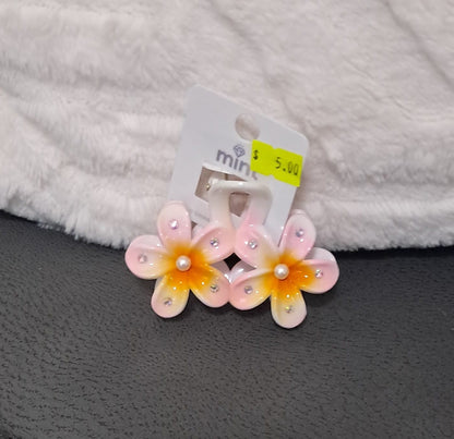 ganchito para pelo doble flor