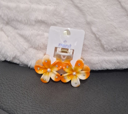 ganchito para pelo doble flor