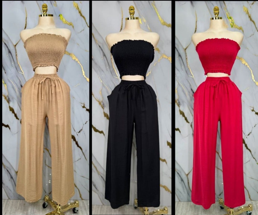 2 pieces strapless set