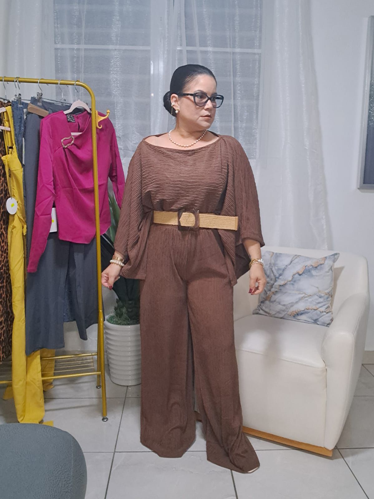 Asymetric top brown set