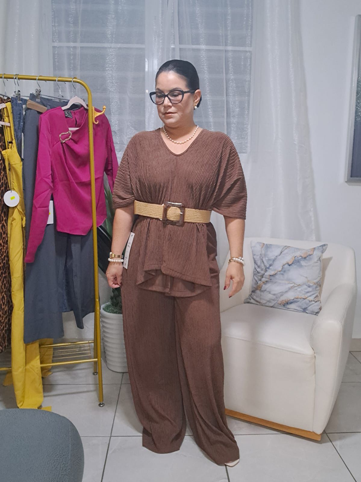 Asymetric top brown set