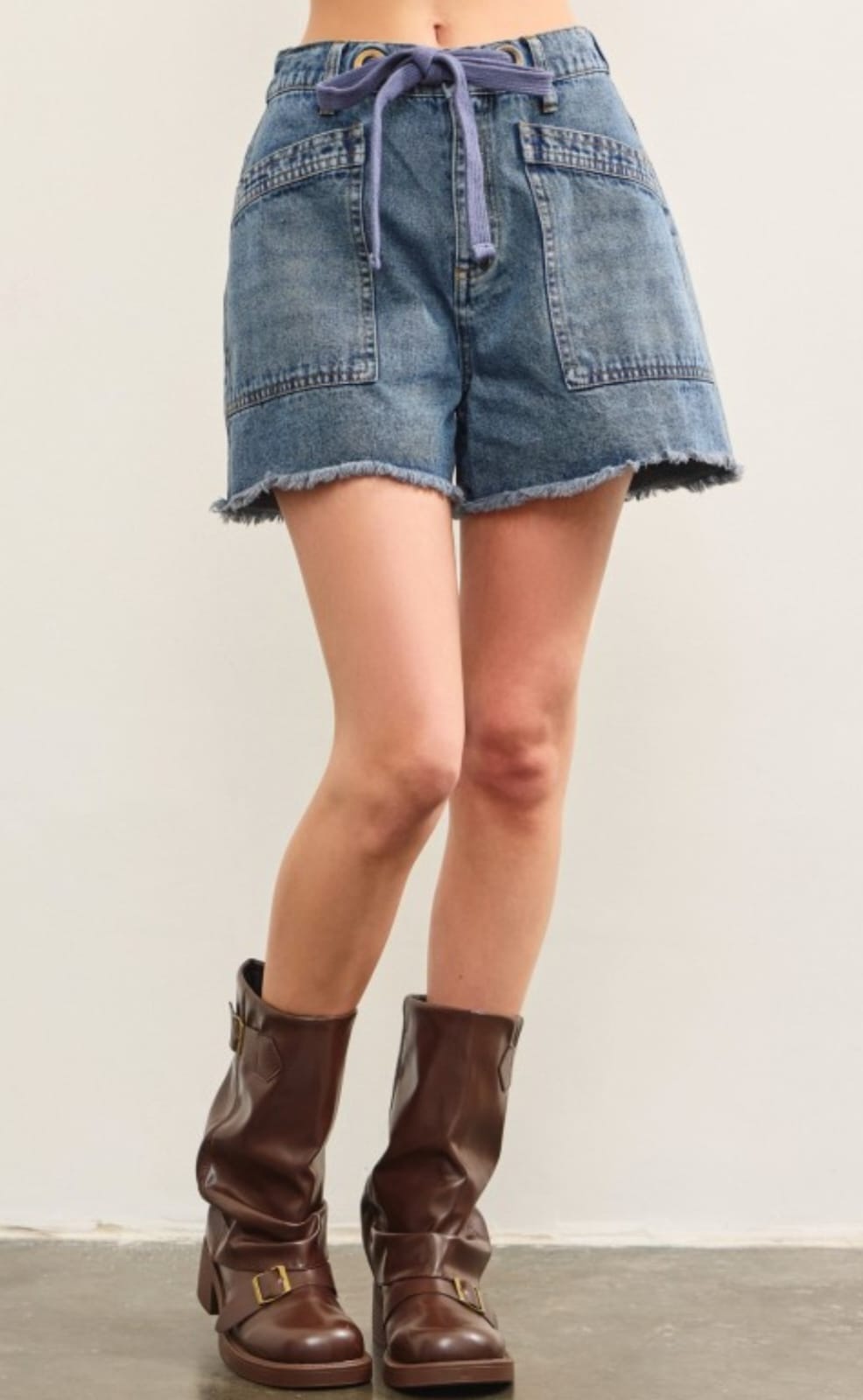 Boho short denim