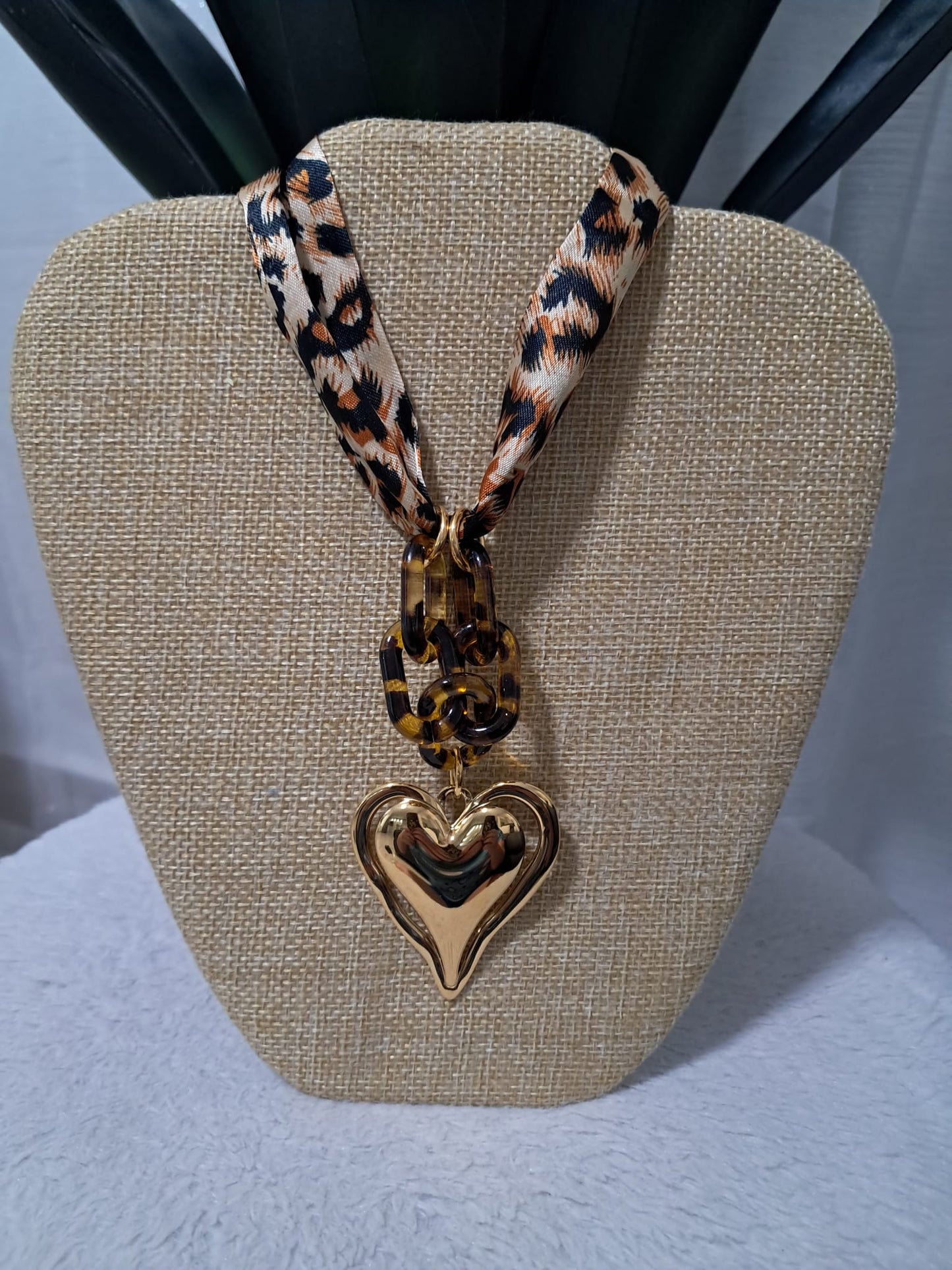 Collar corazon en steel