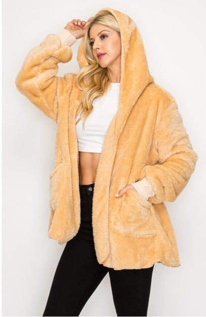 Abrigo Teddy Oversize