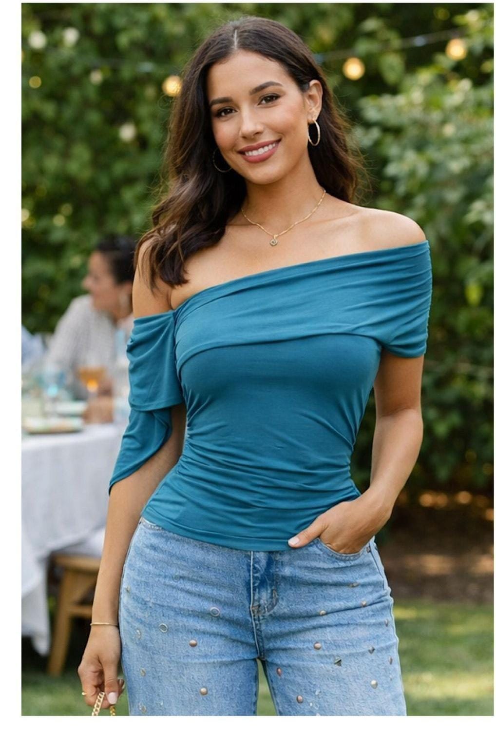 Top hombros descubiertos