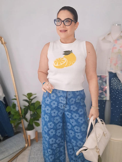 Lemon basic top