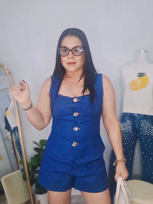 Set corto Denim