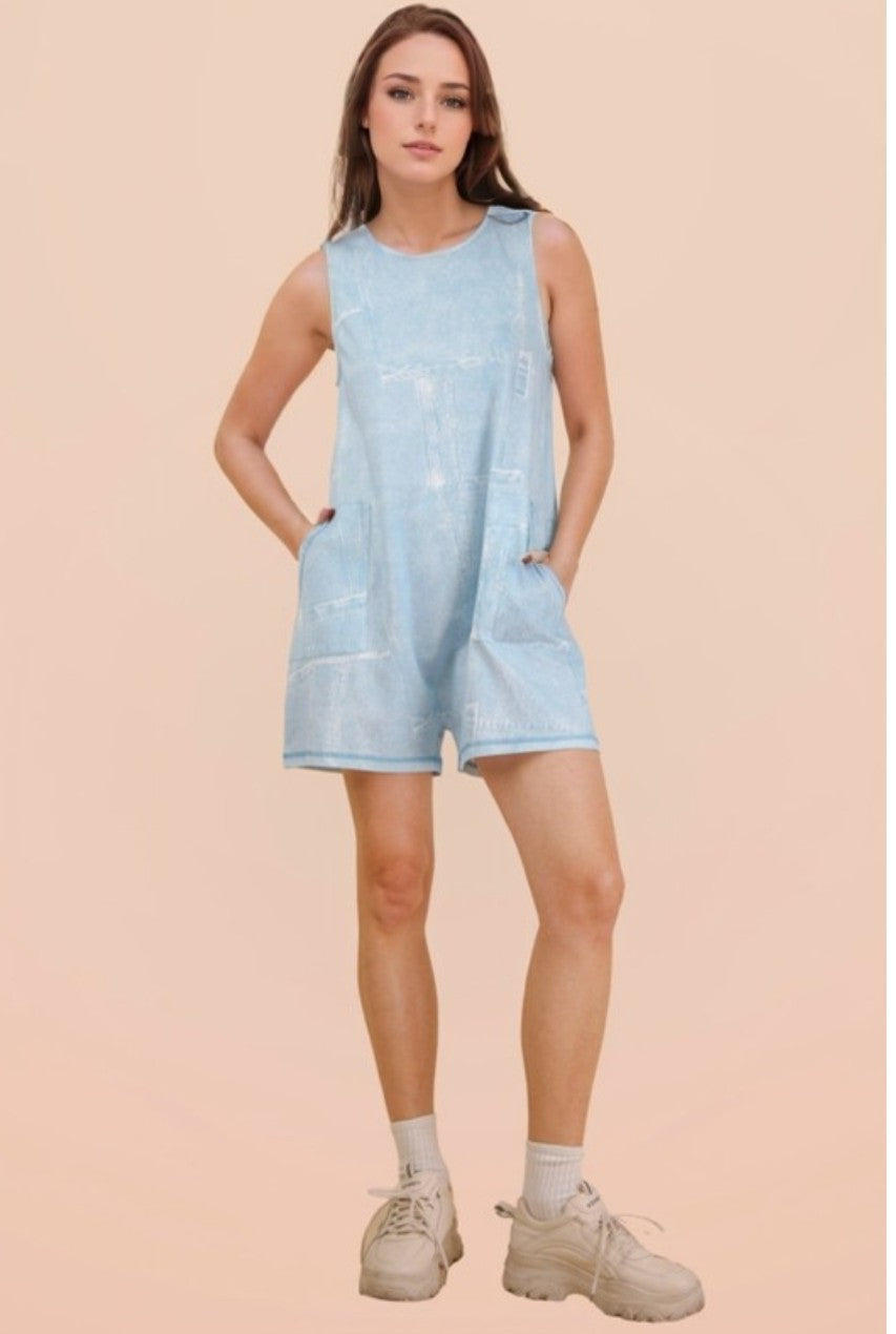 Romper azul y rosa