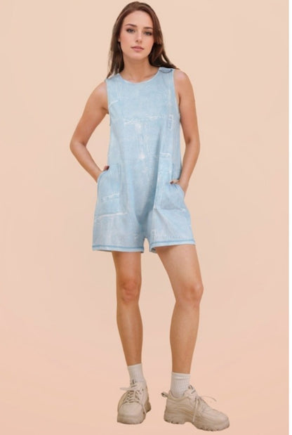 Romper azul y rosa