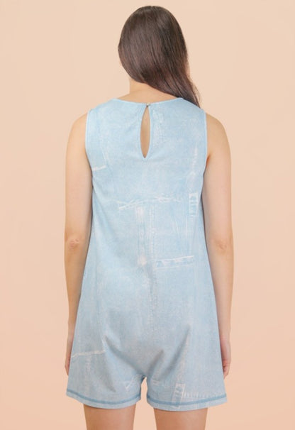 Romper azul y rosa