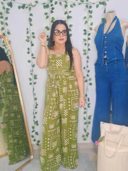 Jumpsuit Boho Verde
