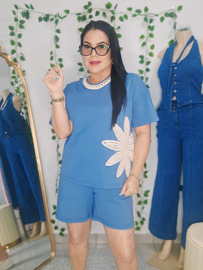 Set dos piezas azul