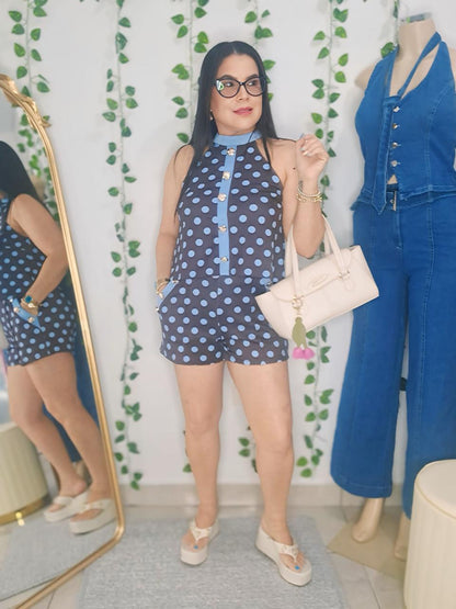 Set polka dots