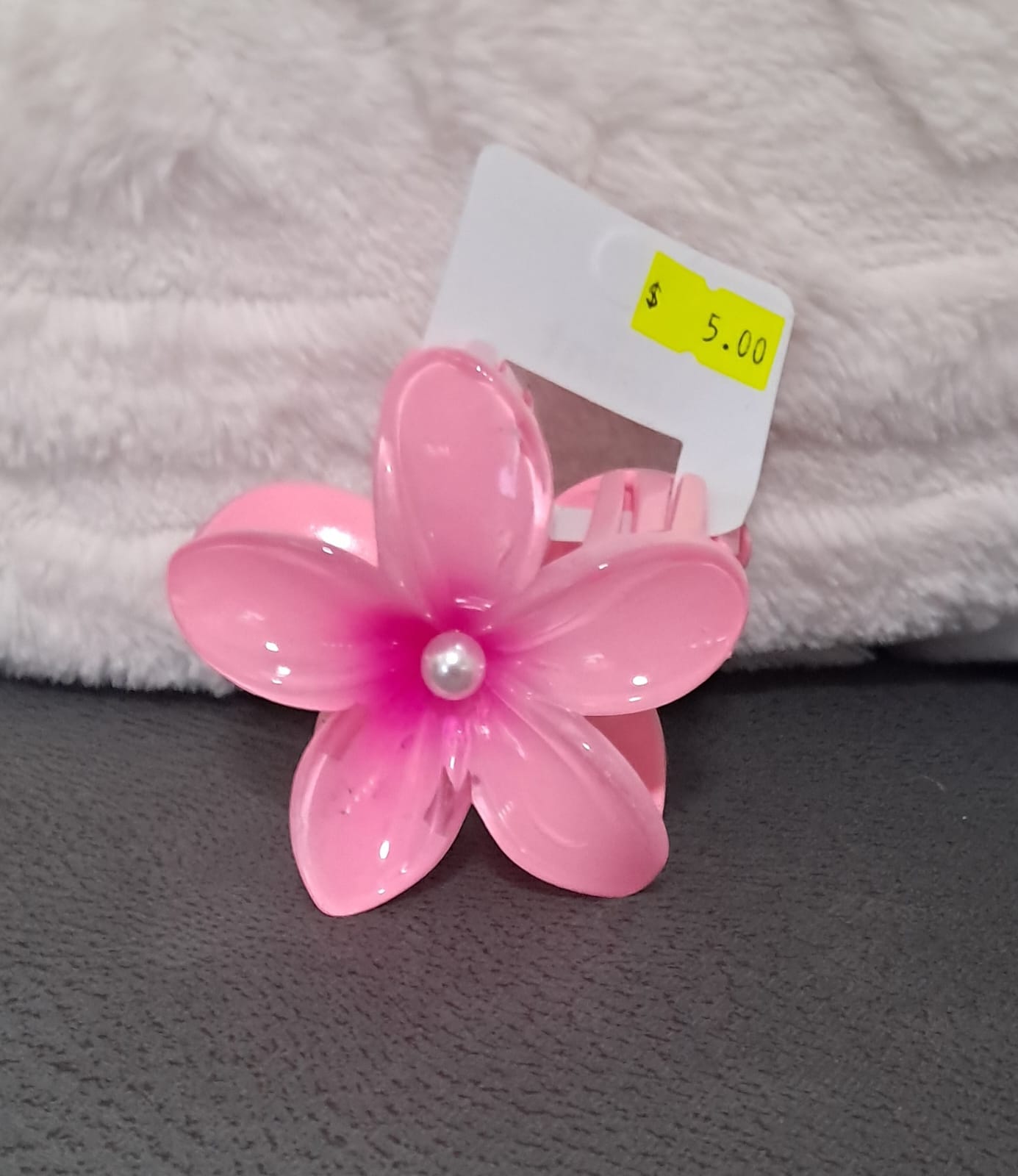 Gancho para pelo con forma de flor