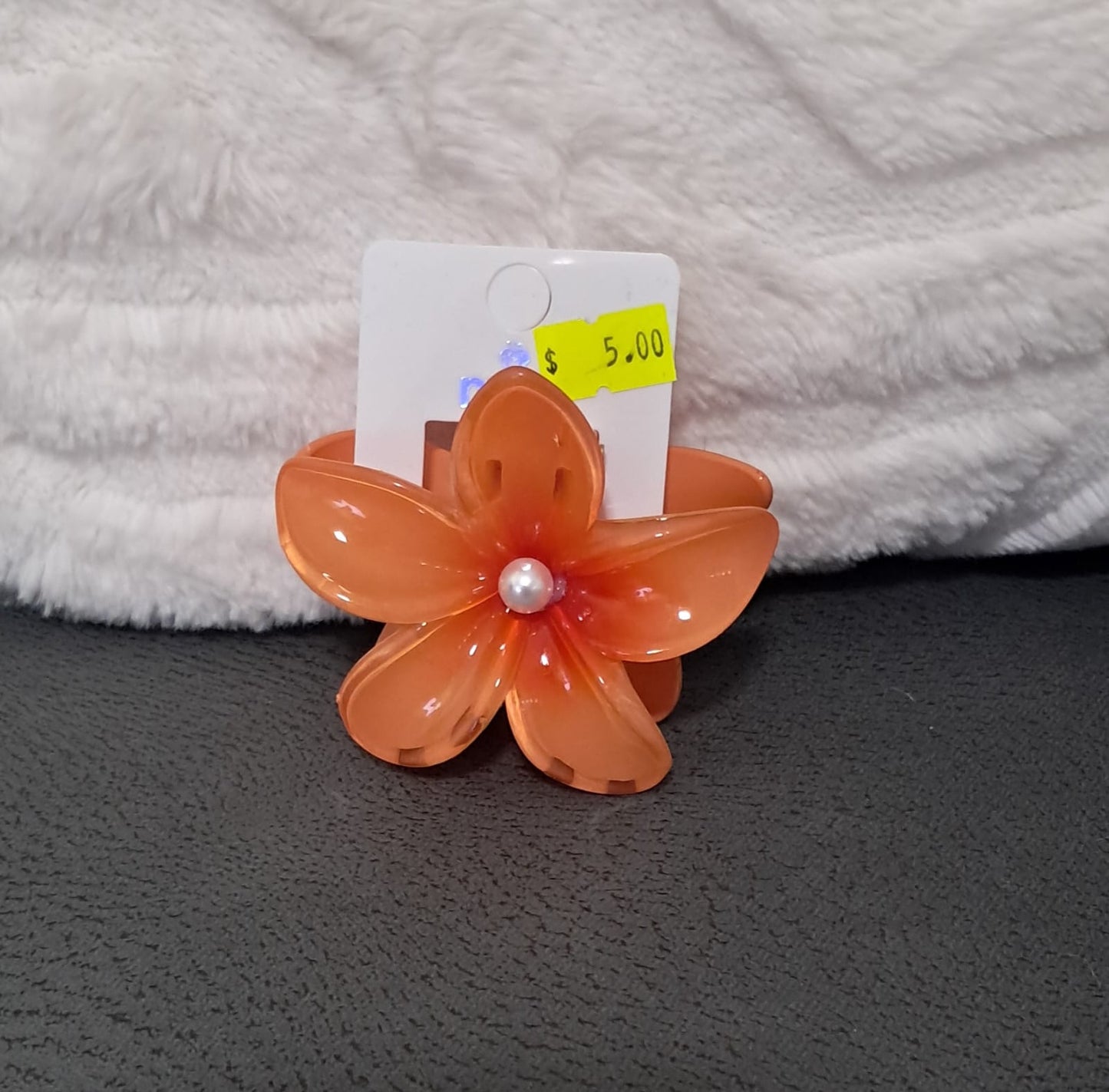 Gancho para pelo con forma de flor