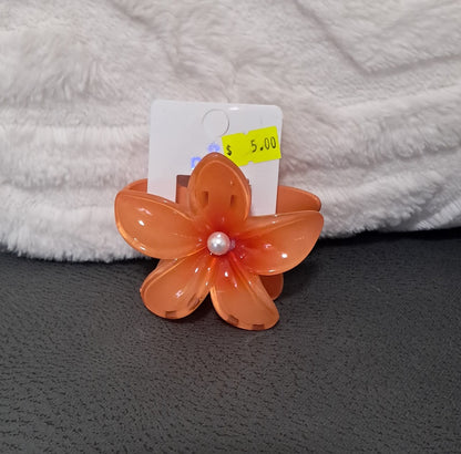 Gancho para pelo con forma de flor