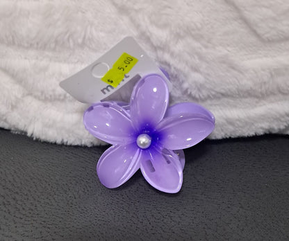 Gancho para pelo con forma de flor