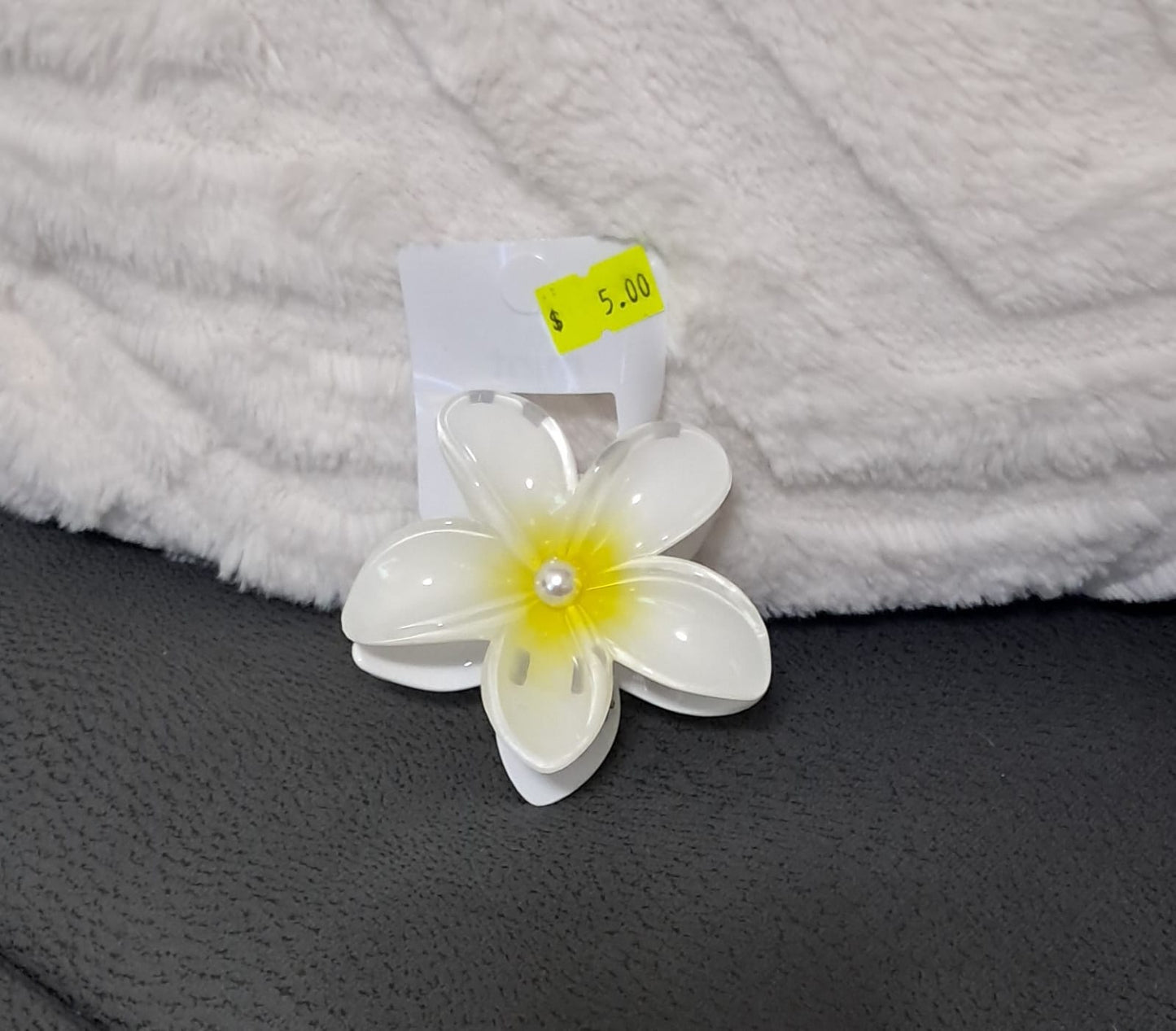 Gancho para pelo con forma de flor