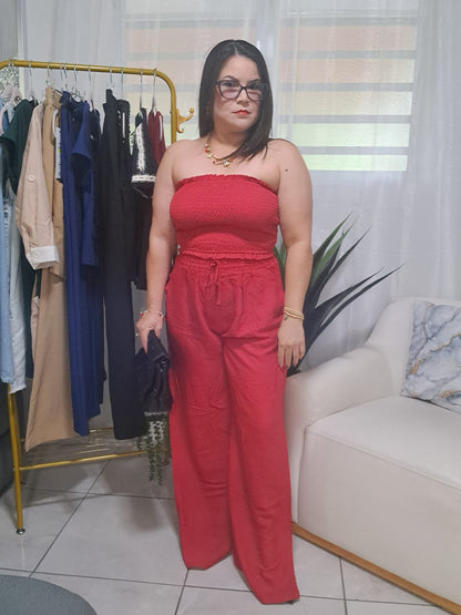 2 pieces strapless set